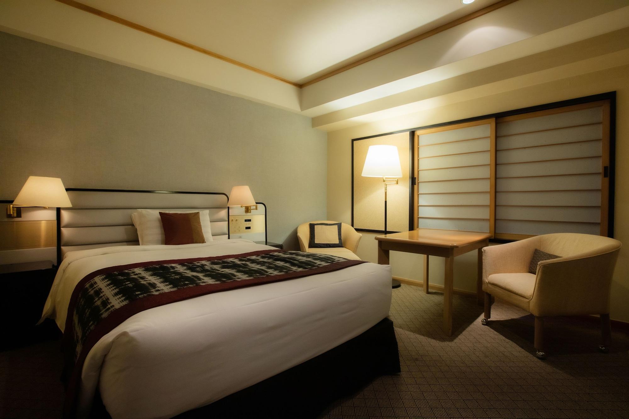 Hotel New Otani Hakata Fukuoka  Exterior foto A room at the hotel
