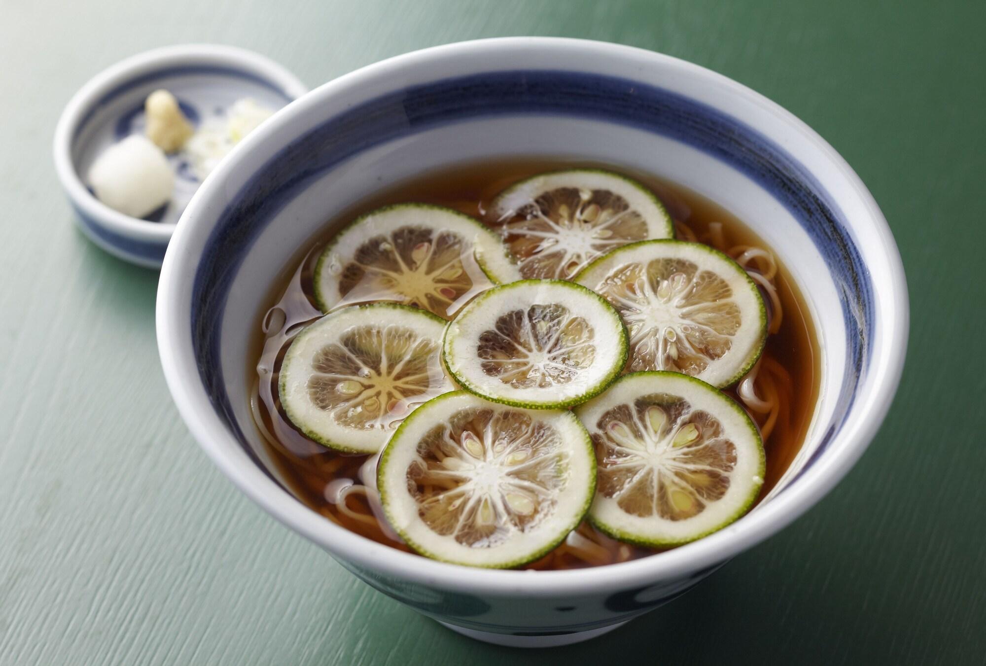 Hotel New Otani Hakata Fukuoka  Exterior foto A bowl of yuzu cha