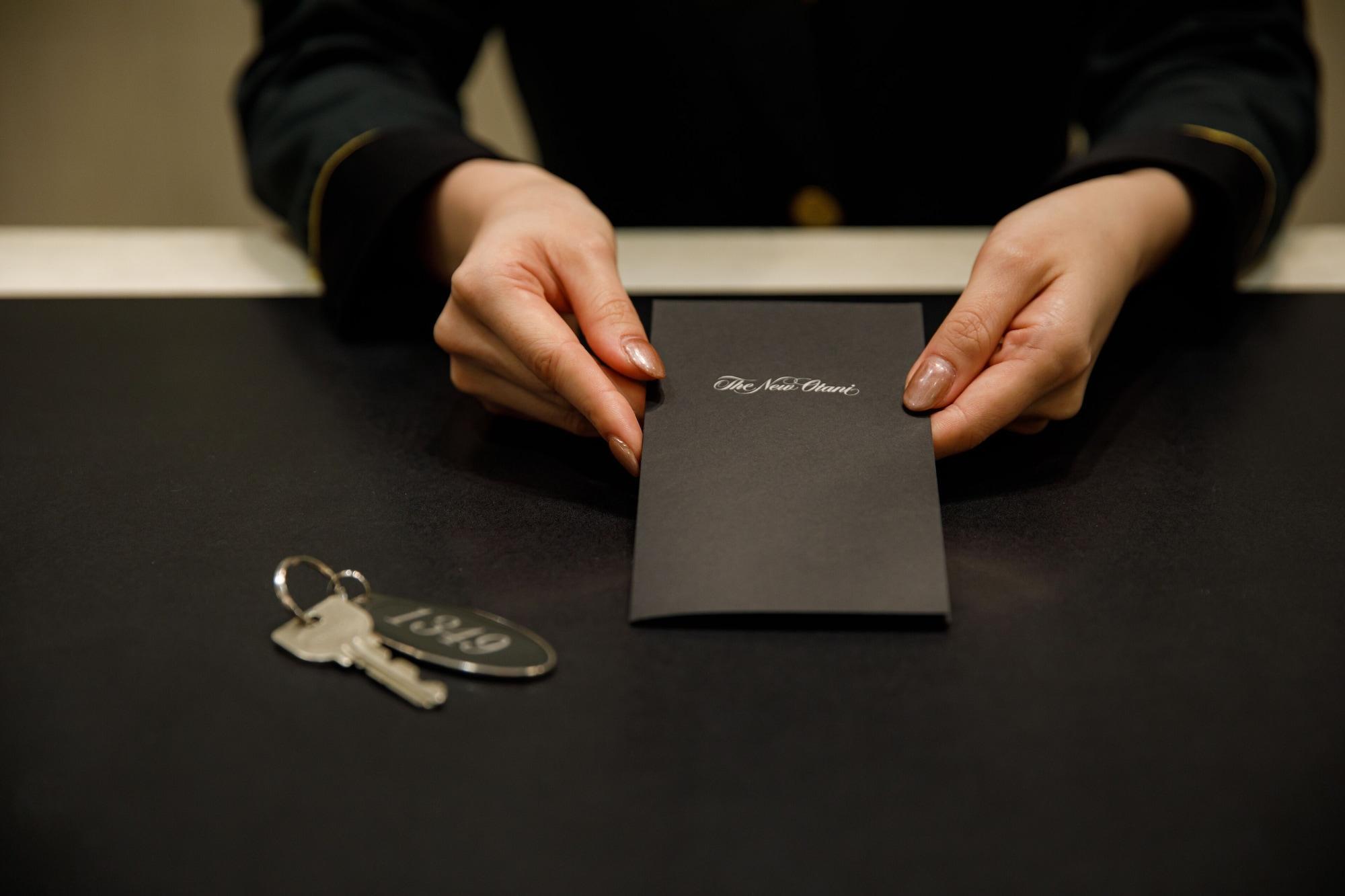 Hotel New Otani Hakata Fukuoka  Exterior foto A hotel key card