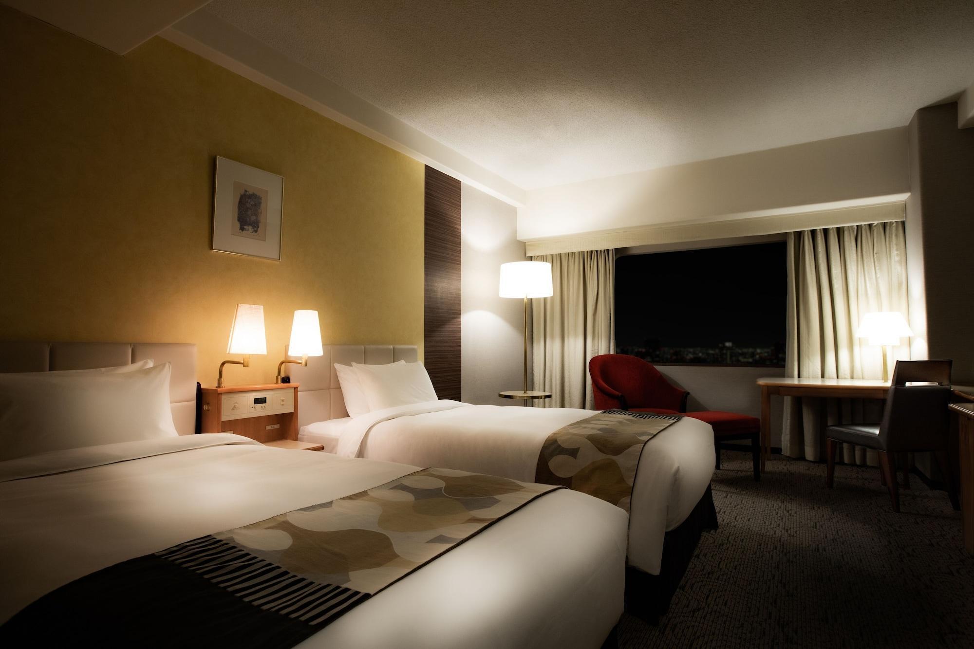 Hotel New Otani Hakata Fukuoka  Exterior foto A room at the hotel